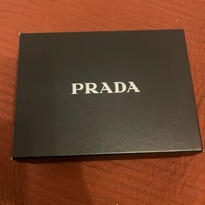 Empty Prada storage box